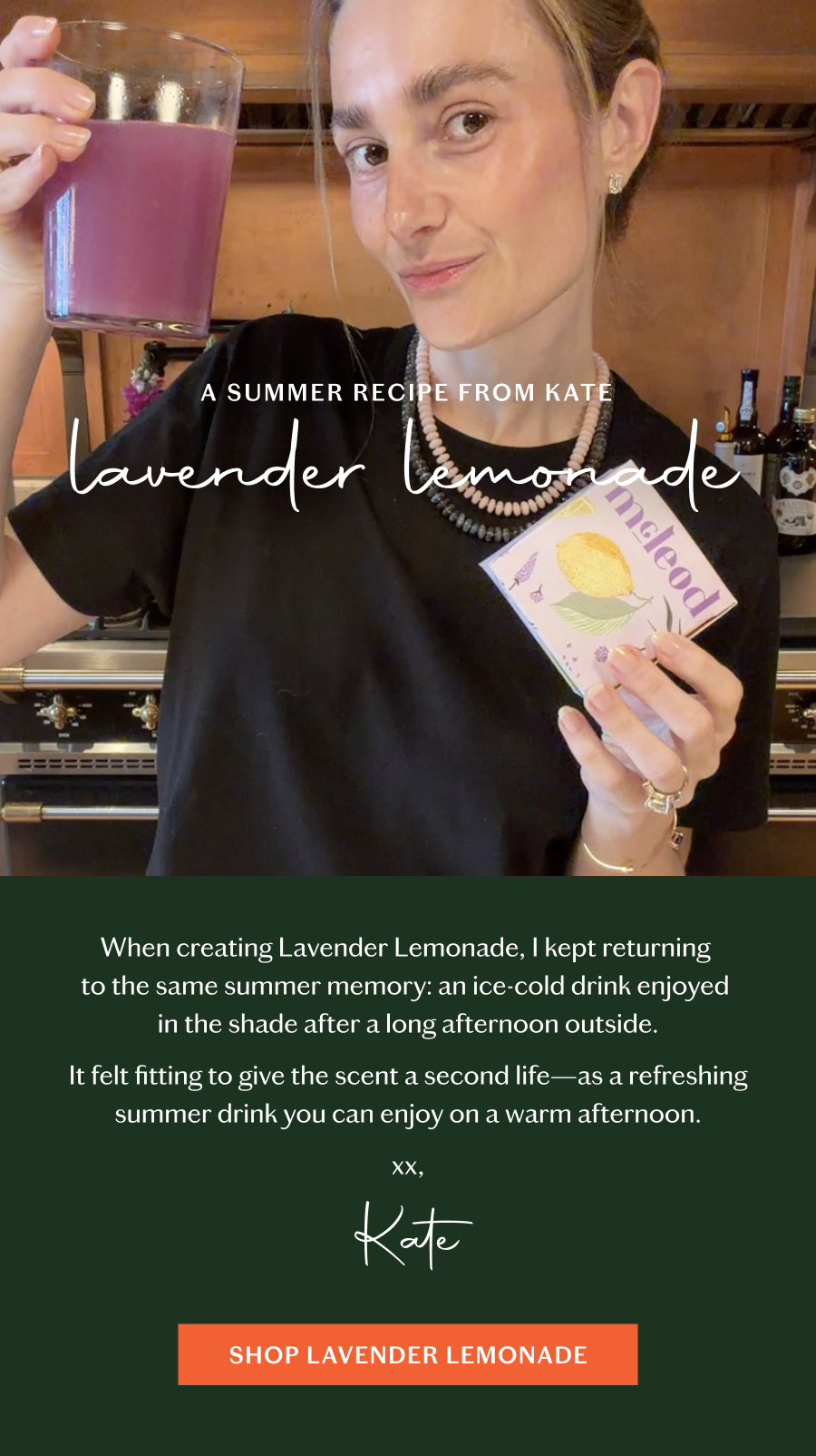 Kate's Lavender Lemonade