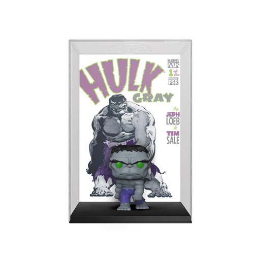 Marvel Hulk: Gray #1 Gray Hulk Funko Pop! Comic Cover Figure with Case #80