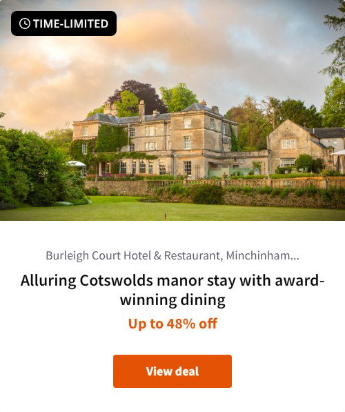 Alluring Cotswolds manor stay with award-winning dining