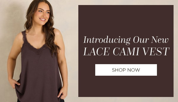 Our new lace cami vest