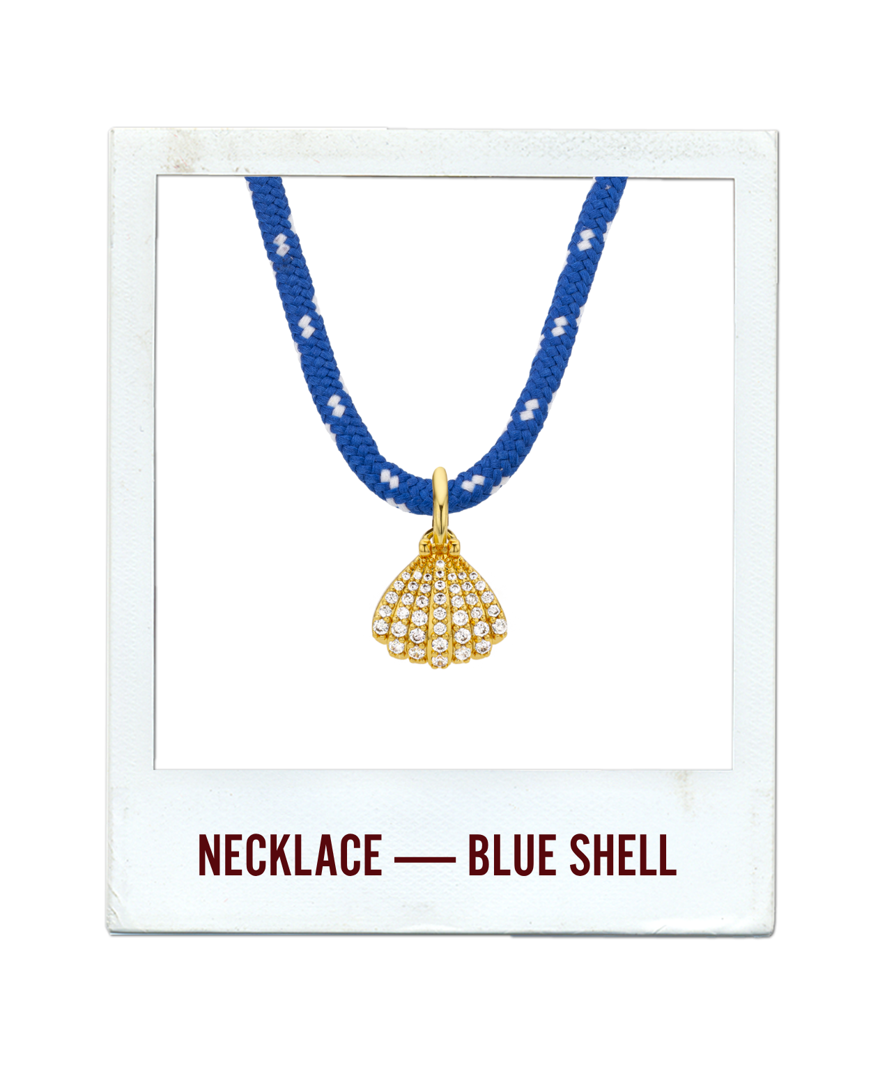 NECKLACE - BLUE SHELL