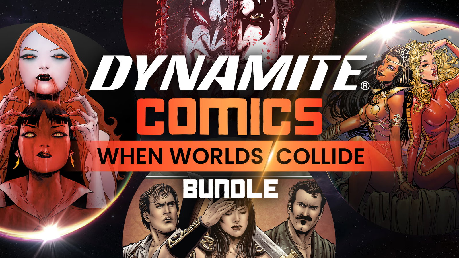 Dynamite Comics When Worlds Collide Bundle