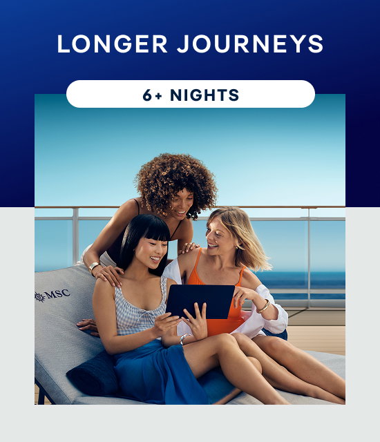 Longer Journeys – 6+ Nights – Click to View Cruises & Book Now