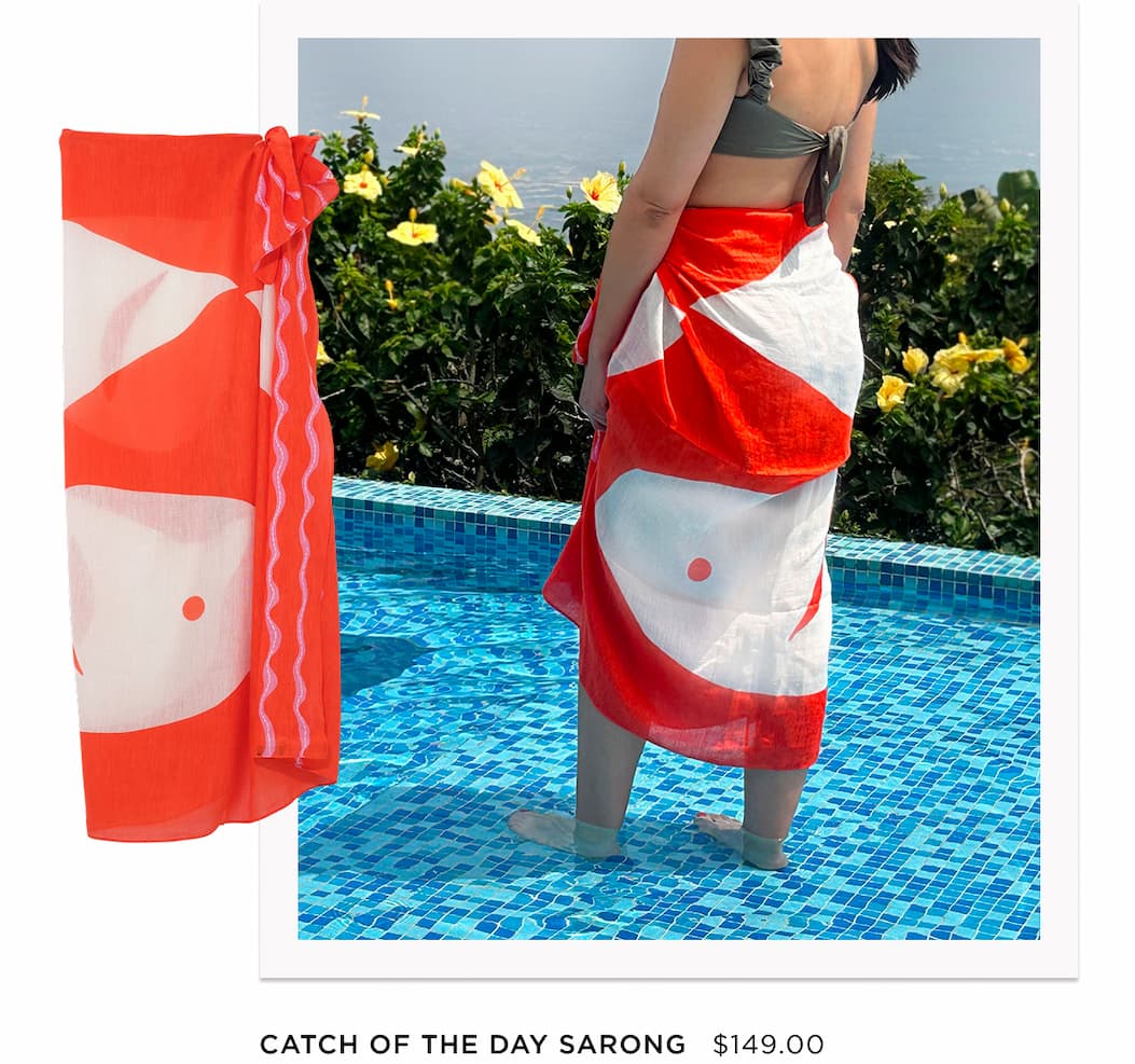 Catch Of The Day Sarong