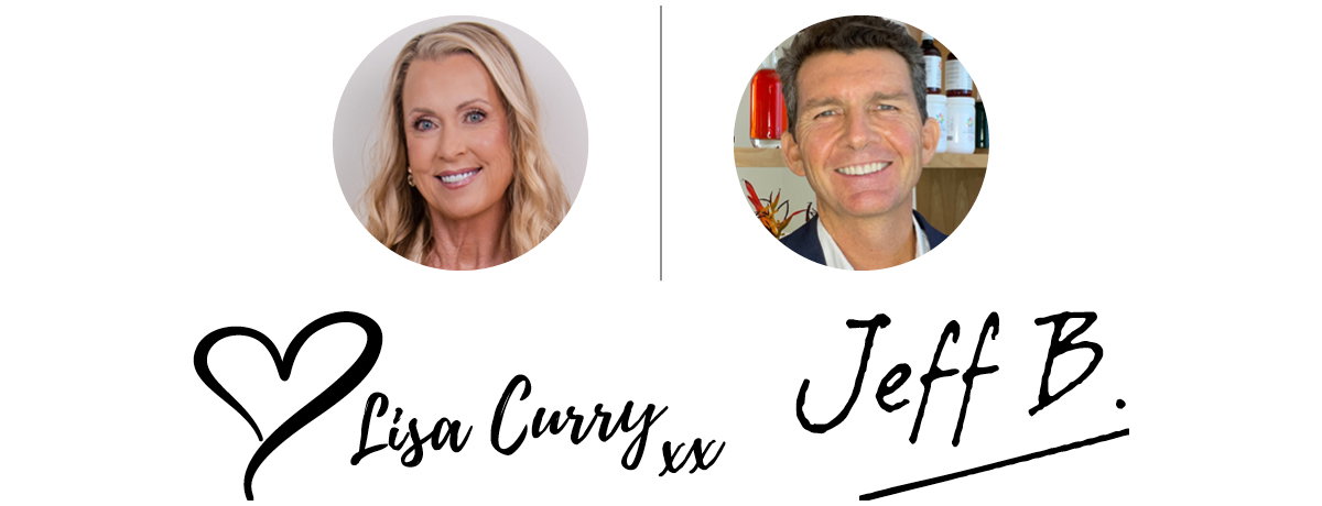 Lisa Curry and Jeff B. signatures