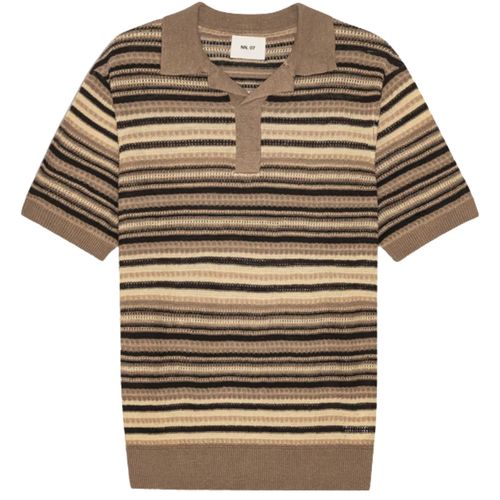 NN07 Noam Linen Polo - Mable Husk
