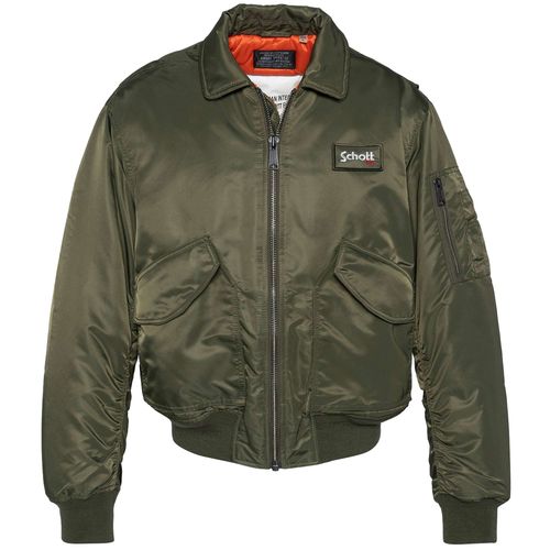 Schott NYC CWU 90's Fit Bomber Jacket - Army Khaki