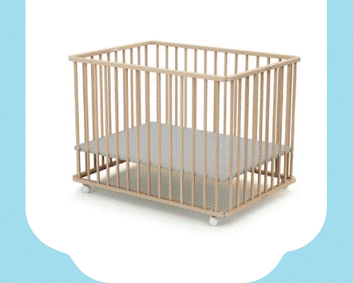 Parc pliable bois brut 70x100 Formula Baby
