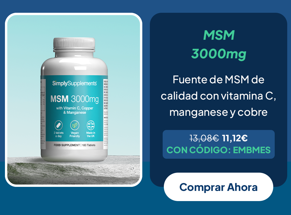 MSM 3000mg Comprar Ahora