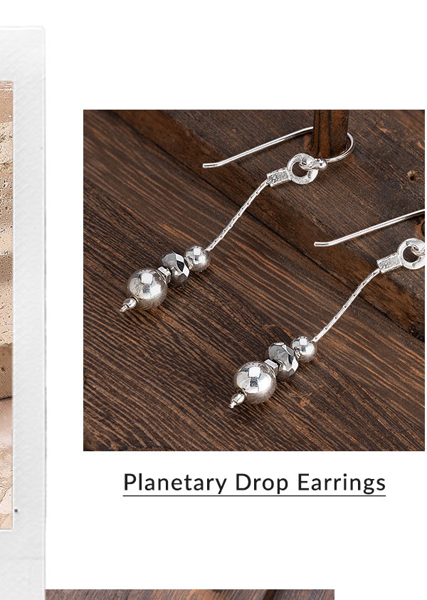 Planetary Drop Earrings