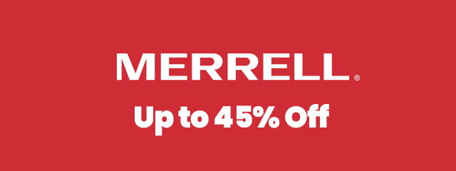 Up to 45% off Merrell 