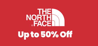 Up to 50% off The North Face 