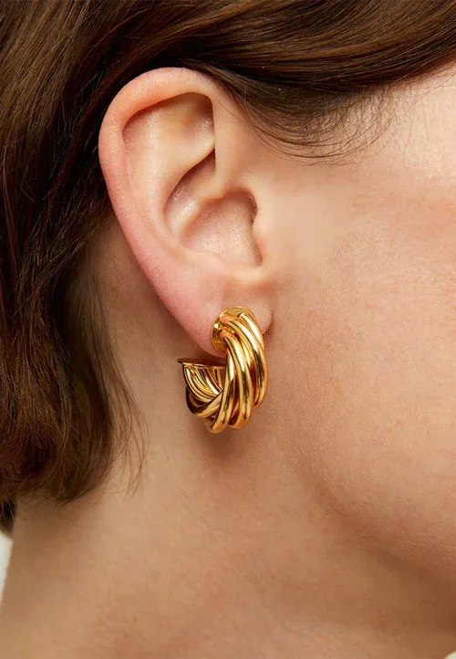 Atik Hoop Earrings Mini