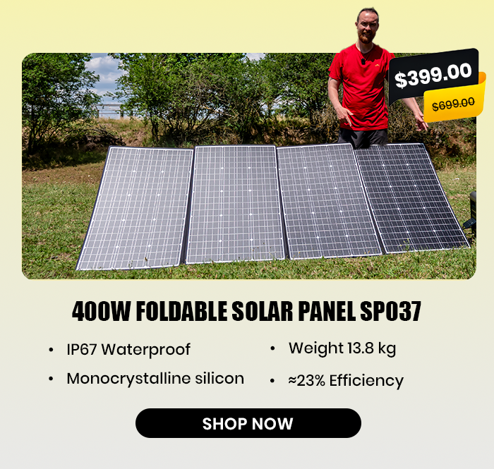 400W Foldable Solar Panel SP037