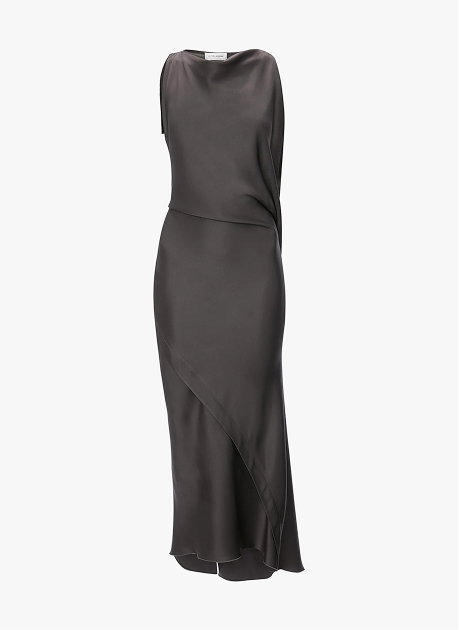Kyra Midi Dress In Grey