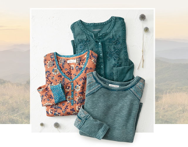 Knit Tops and Tees collage