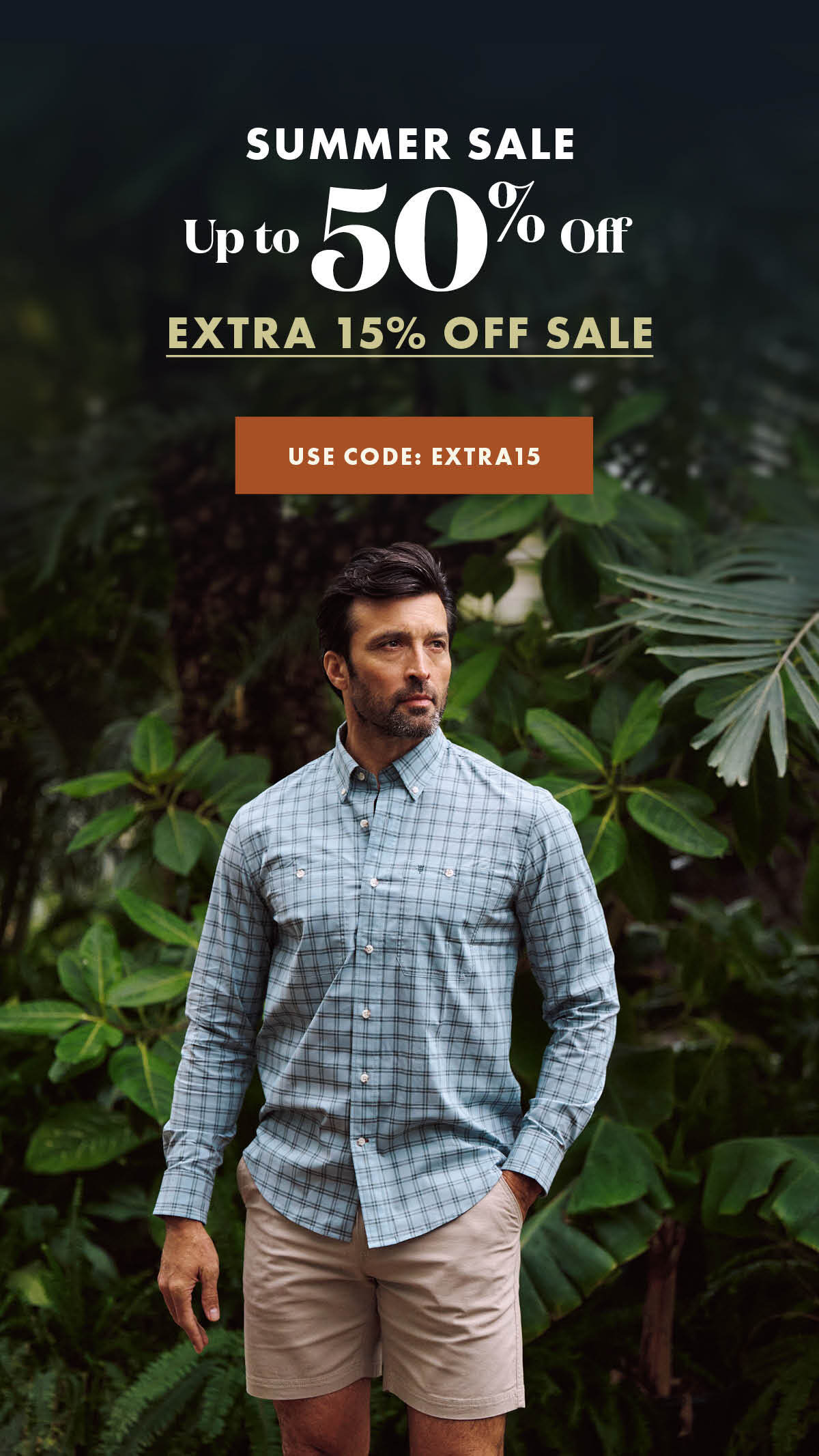 Extra 15% Off Summer Sale with code EXTRA15