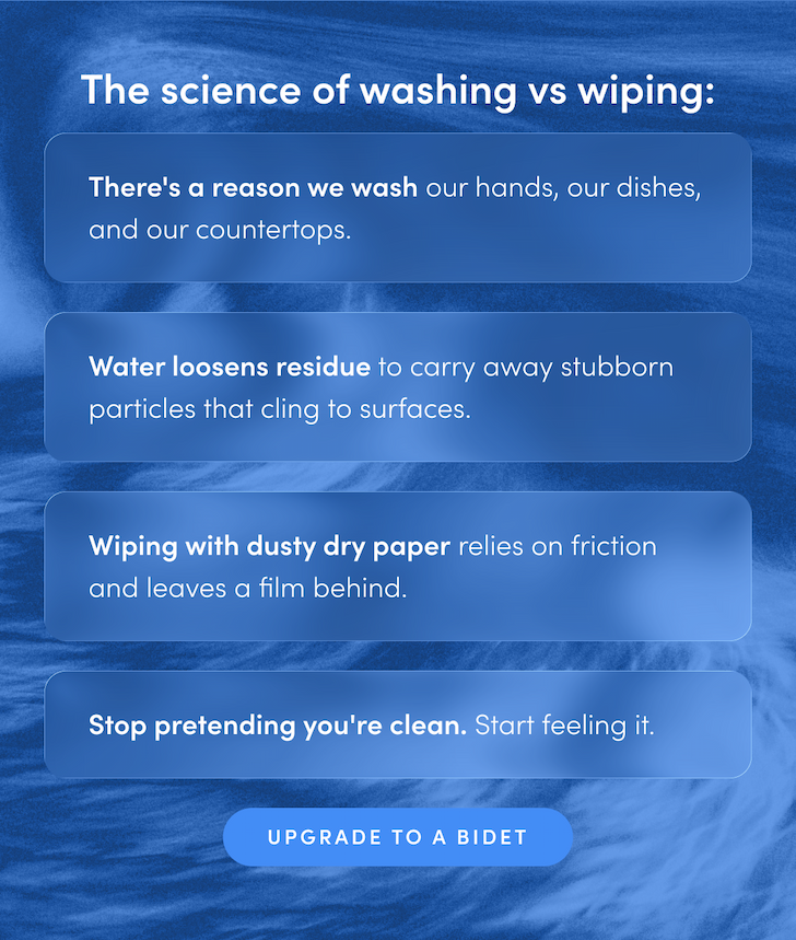 UPGRADE TO A BIDET