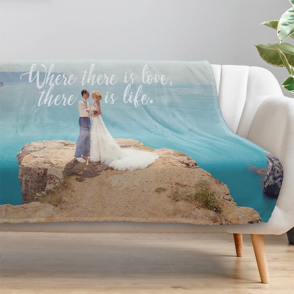 Wedding Photo Blanket