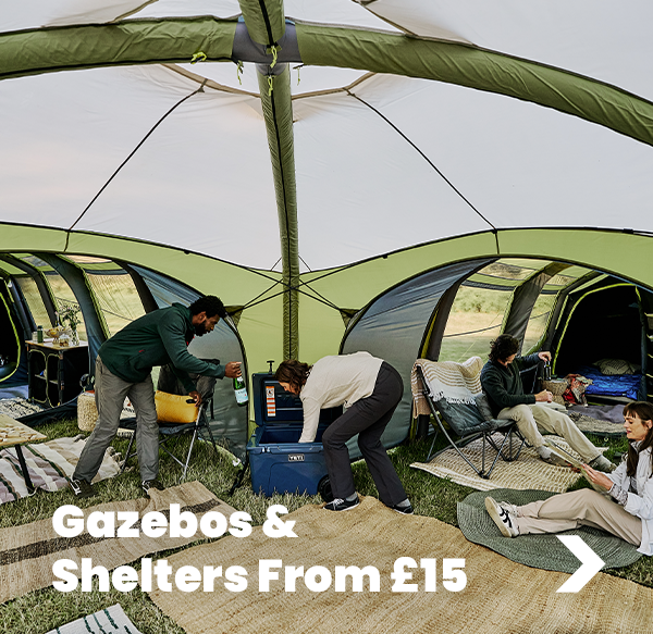 Gazebos & Shelters From £15
