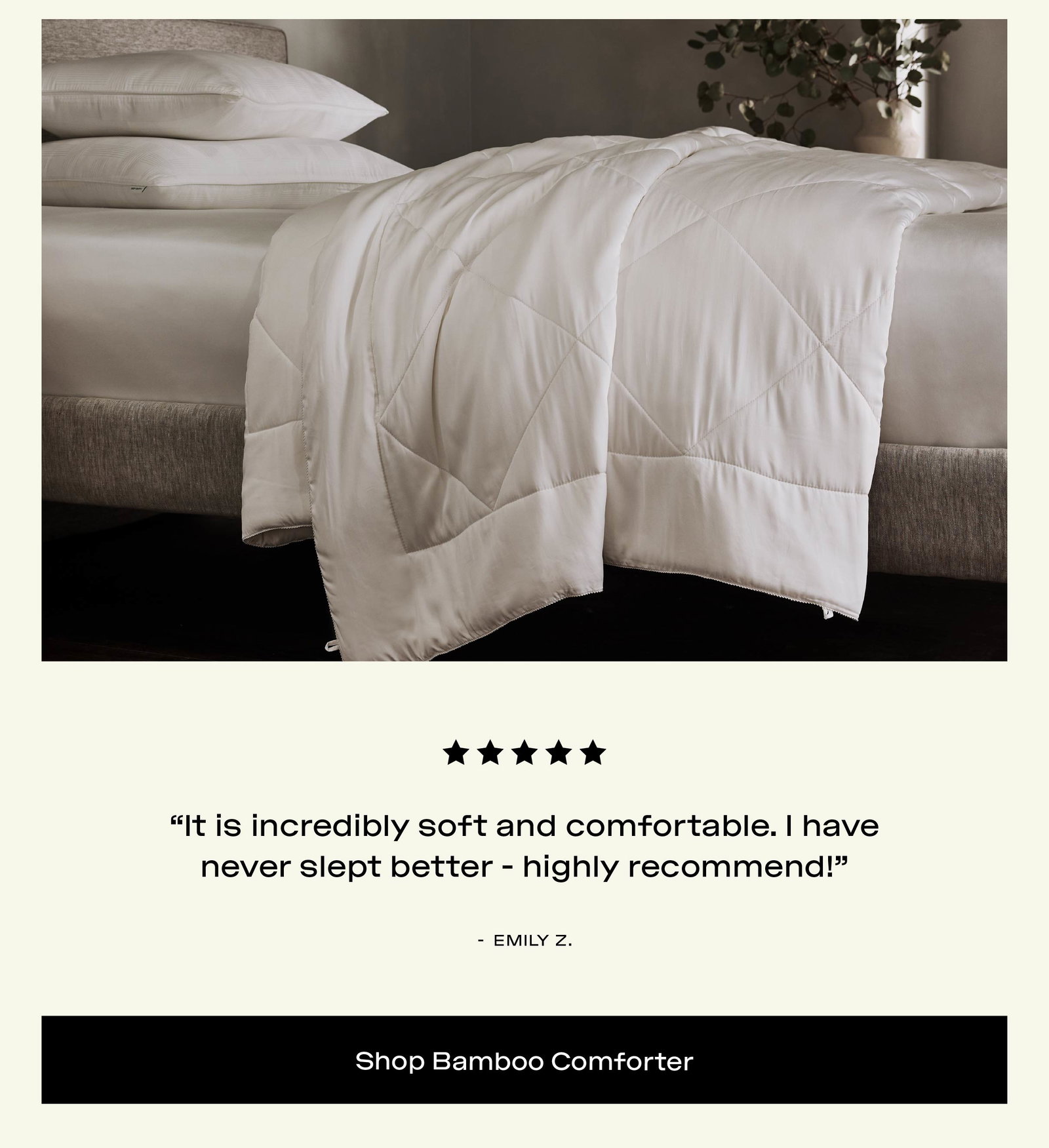 SHOP BAMBOO COMFORTER