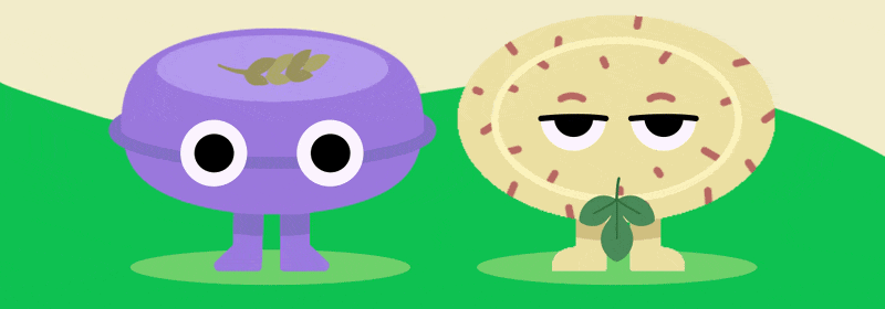 Image: illustrated naked lush products dancing 