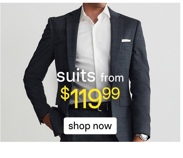 Suits From $129.99
