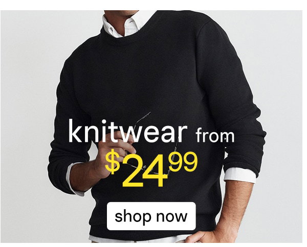 Knitwear From $24.99