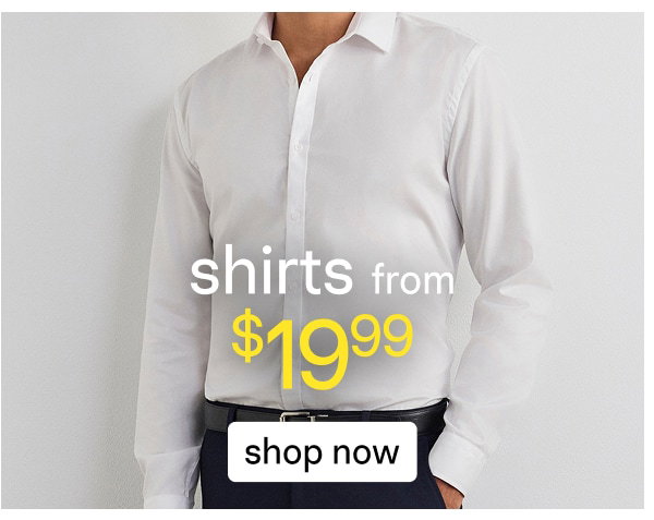 Shirts From $19.99