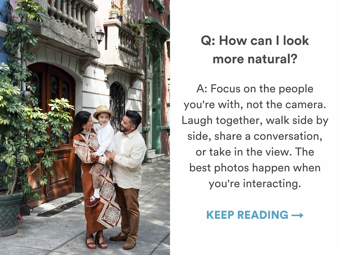 Q: How can I look more natural?