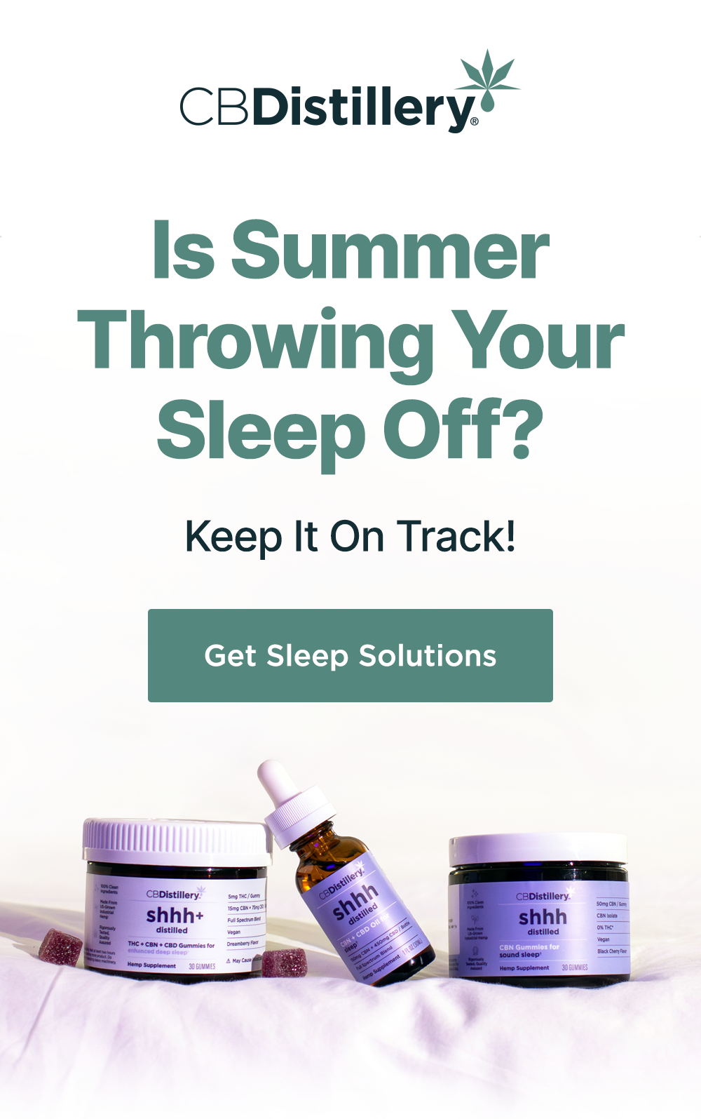 Is Summer Throwing Your Sleep Off? Keep It On Track! Get Sleep Solutions