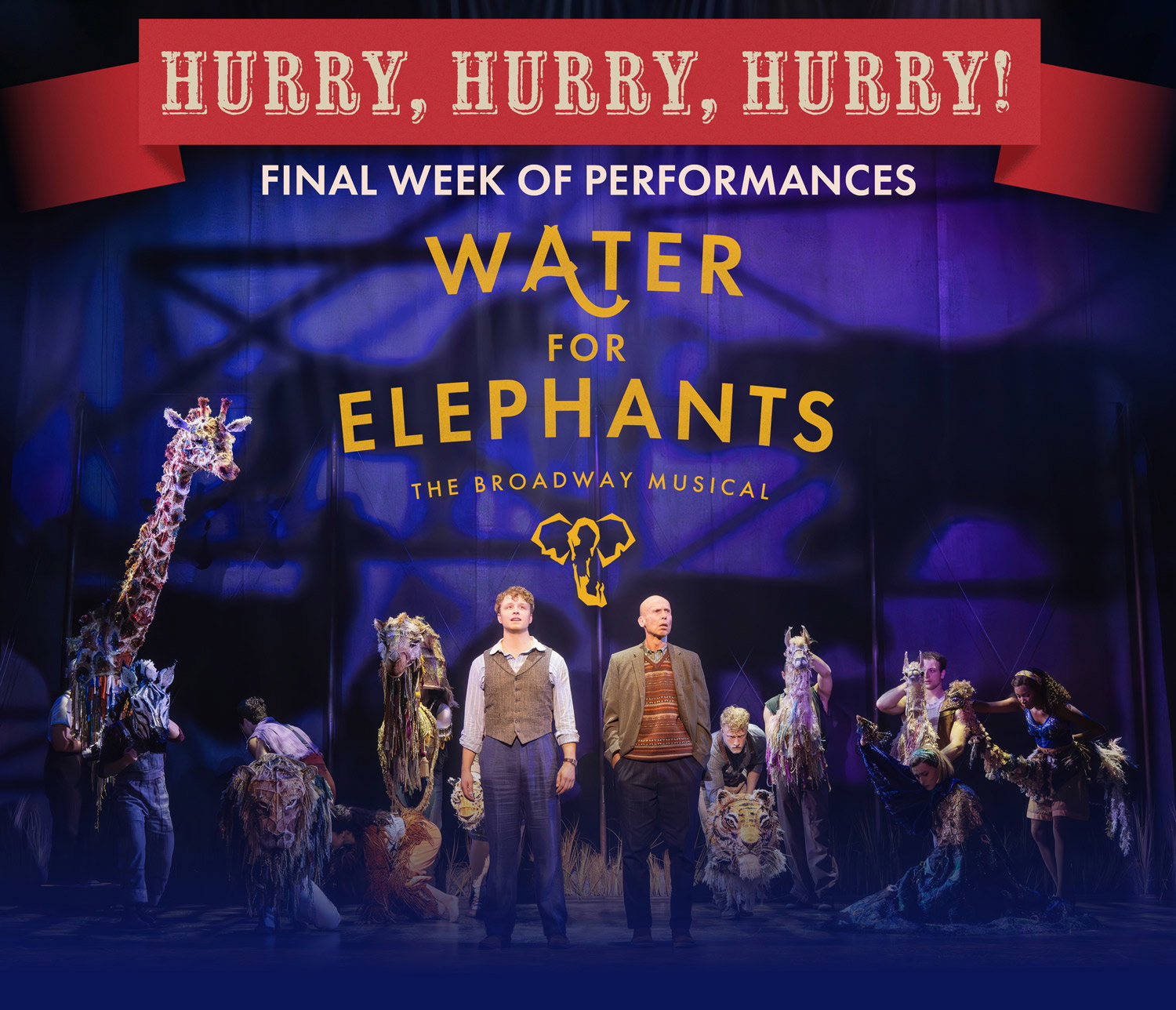 Priority Access Begins Now | Water For Elephants The Broadway Musical