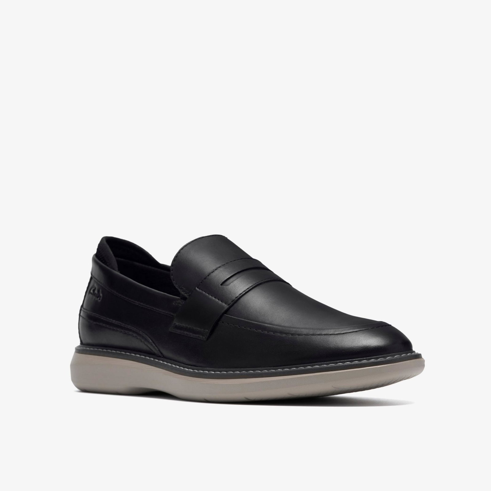 Shop Brantin Loafer Black Leather