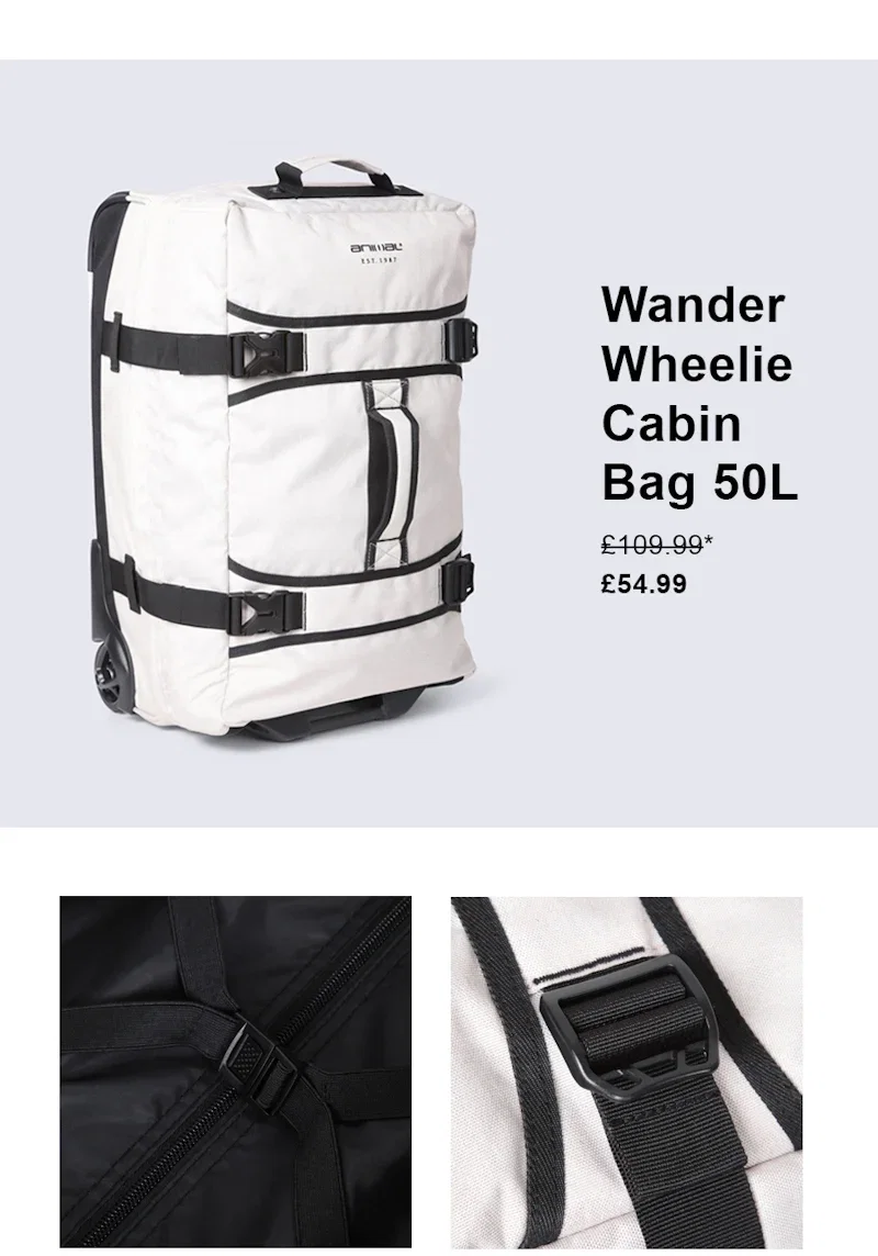 Wander Wheelie Cabin Bag 50L