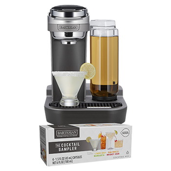 Bartesian Duet Cocktail Maker + Sampler Pack + 24-Drink Coupon Bundle