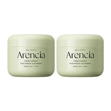 Arencia Fresh Green Rice Mochi Cleanser 4.23 fl oz, 2-pack