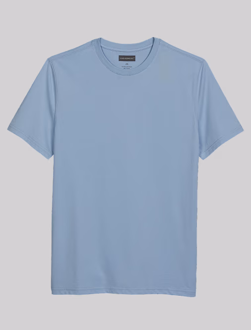 Wilke-Rodriguez Modern Fit Cotton Blend Crewneck Tee