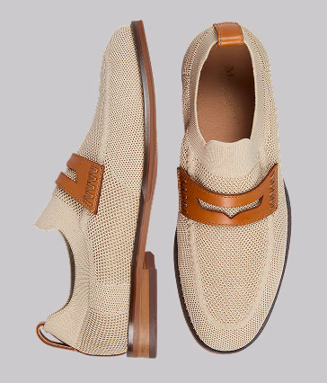 Moretti Bailey Knit Penny Loafers