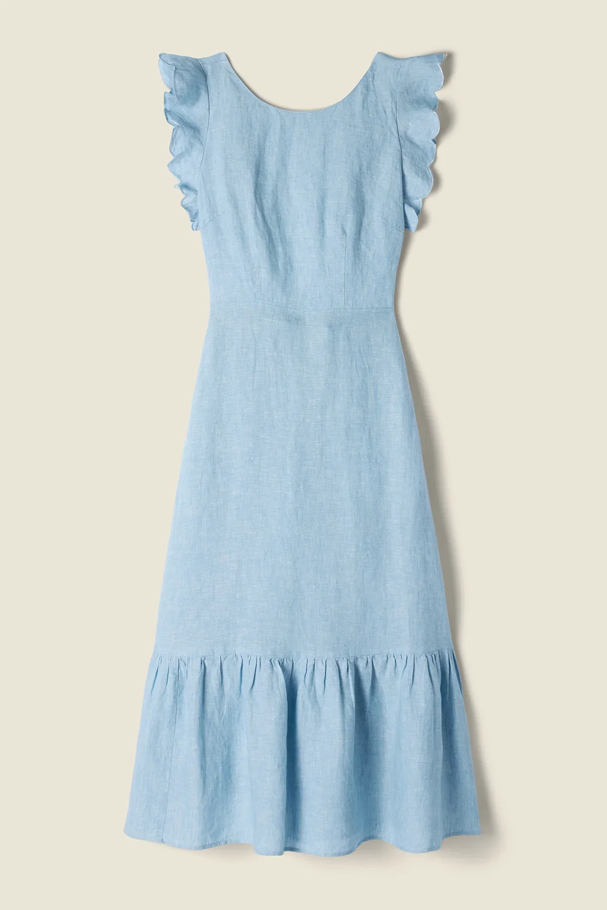 Image of Rosa Dress Sky Linen