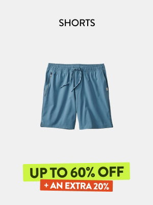 Shorts UP TO 60% OFF + an extra 20%