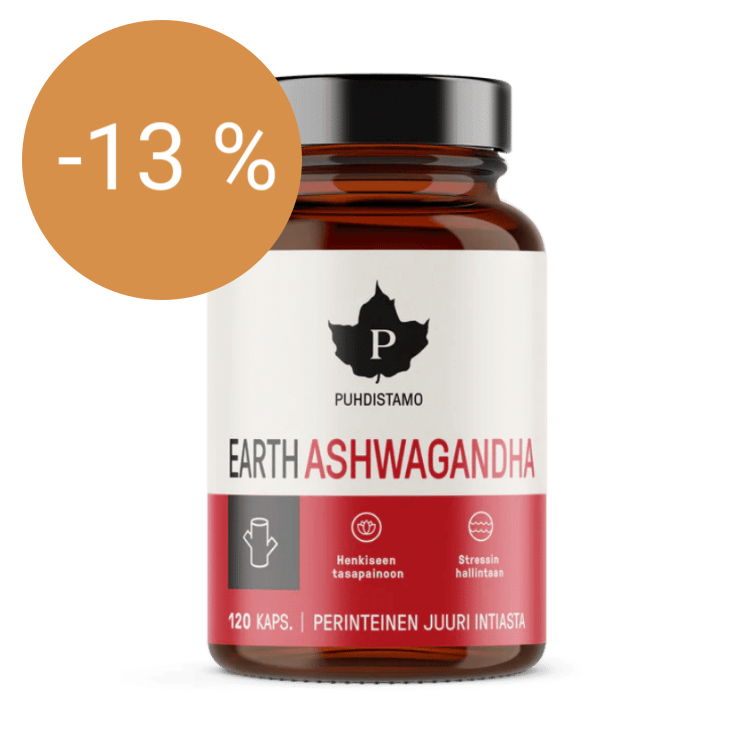 Image of EARTH Ashwagandha Luomu 120 kaps