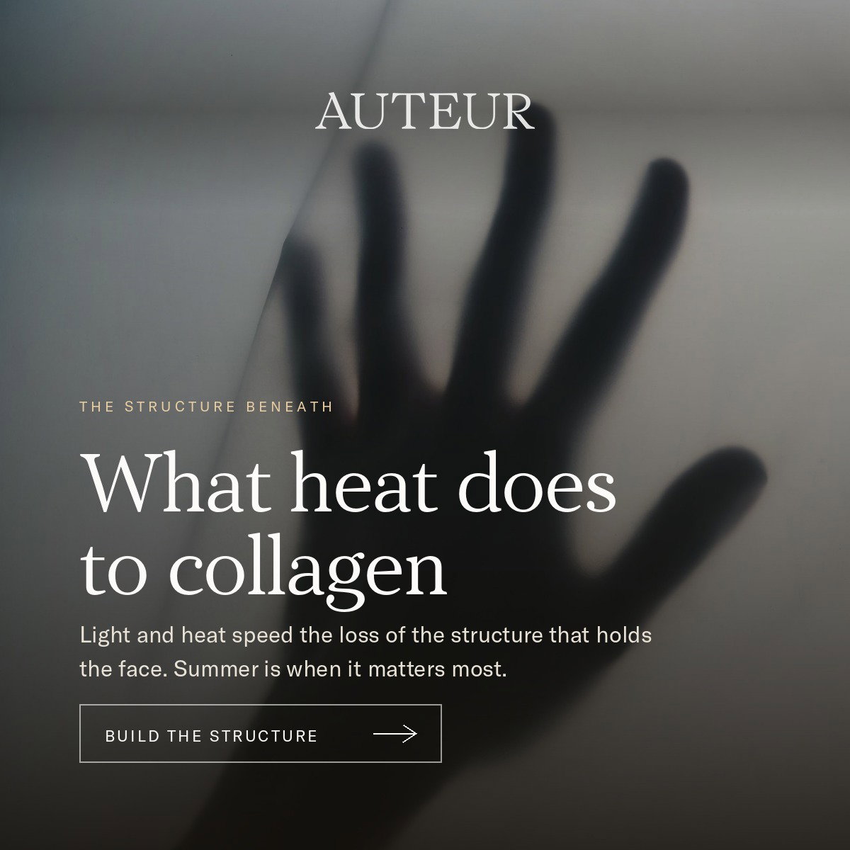The Structure Beneath. What heat does to collagen.