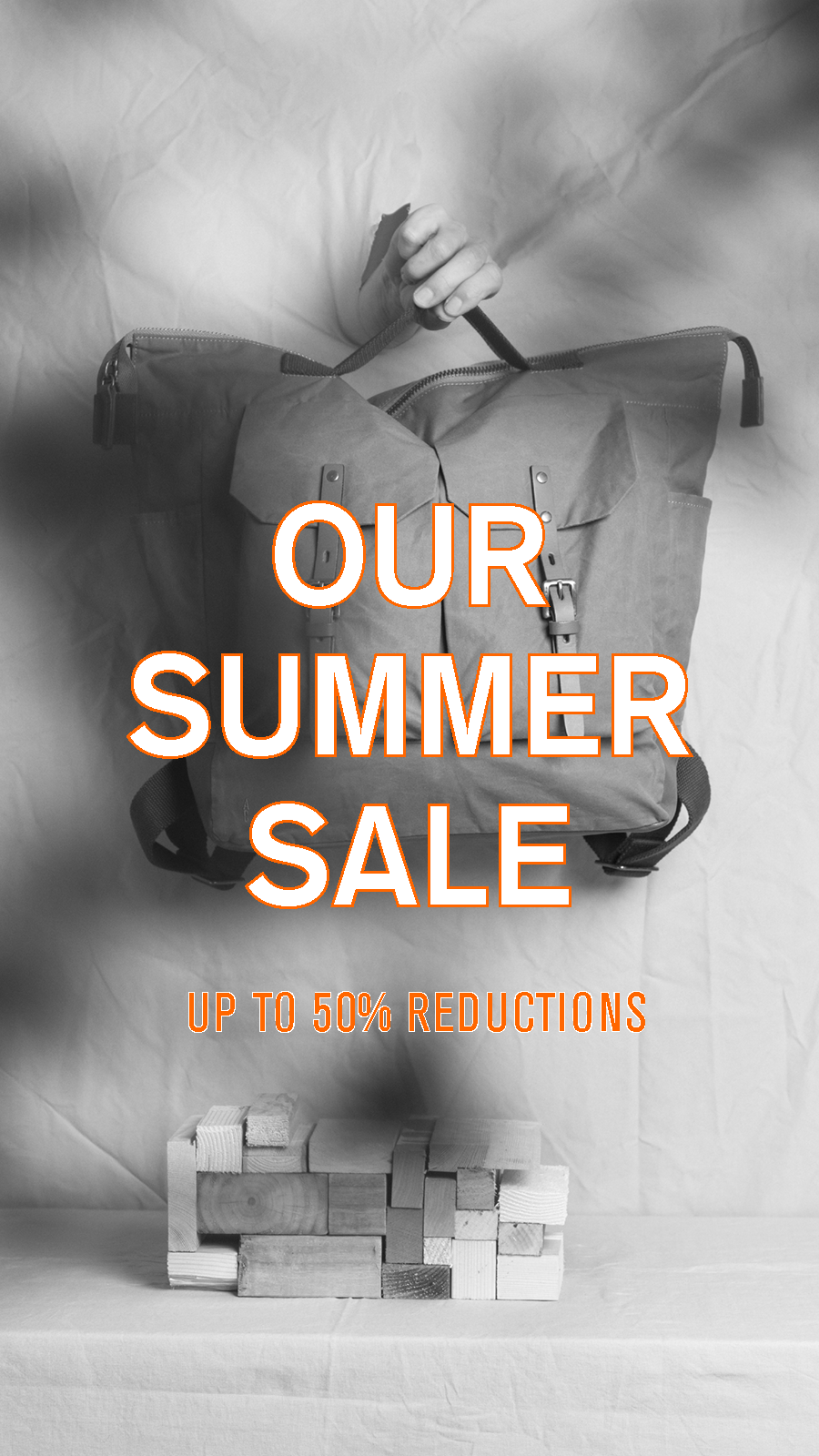 Our Summer Sale, up to 50% reductions