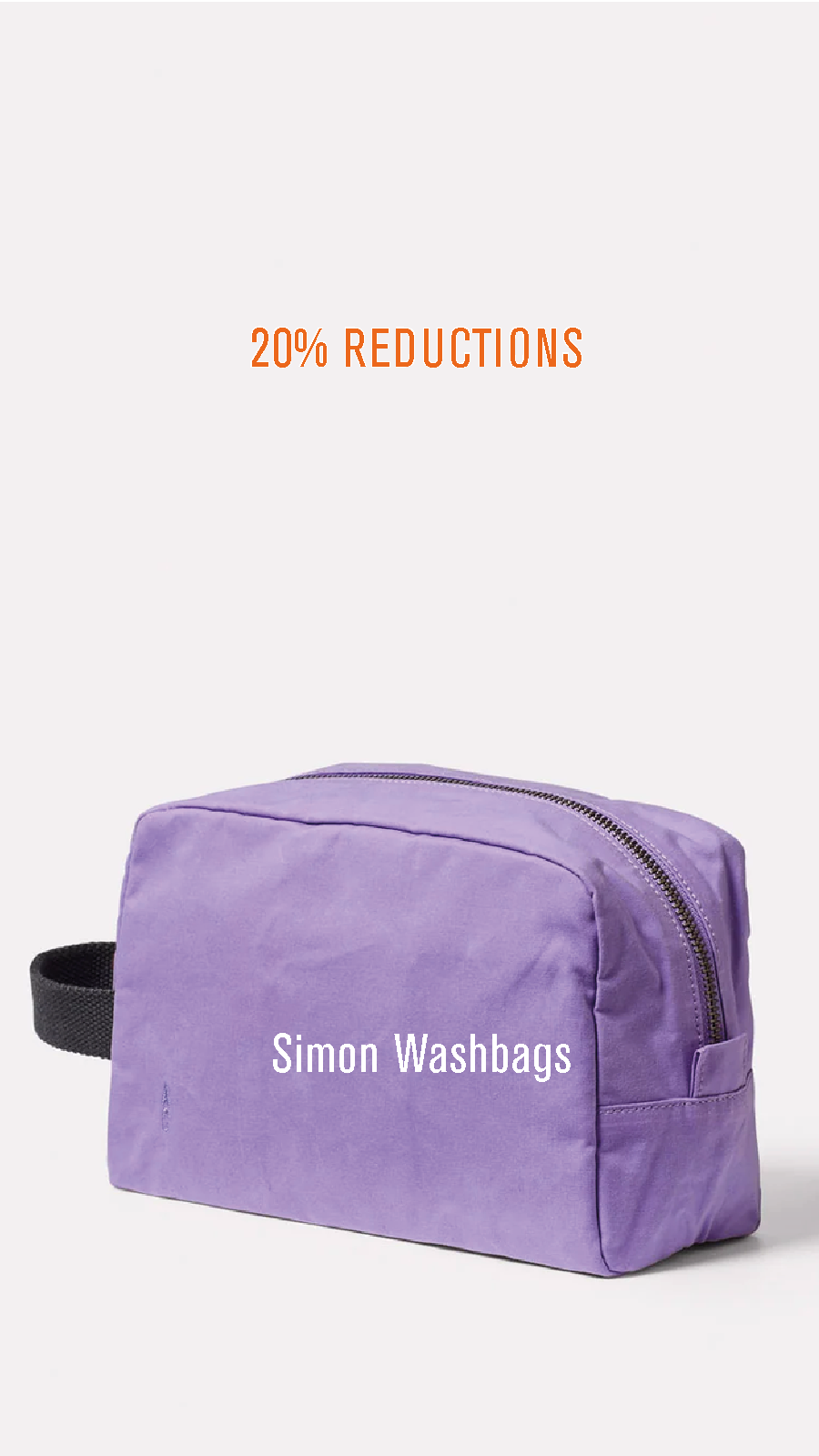 simon washbags 20% reductions