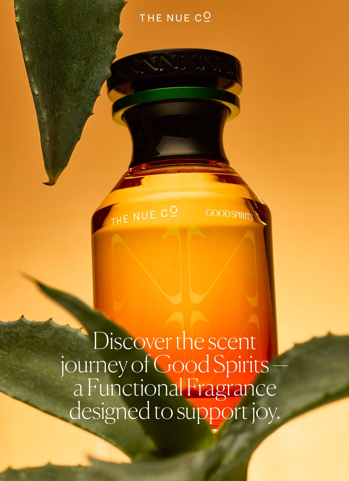 Discover the scent journey of Good Spirits — a Functional Fragrance designed to support joy.