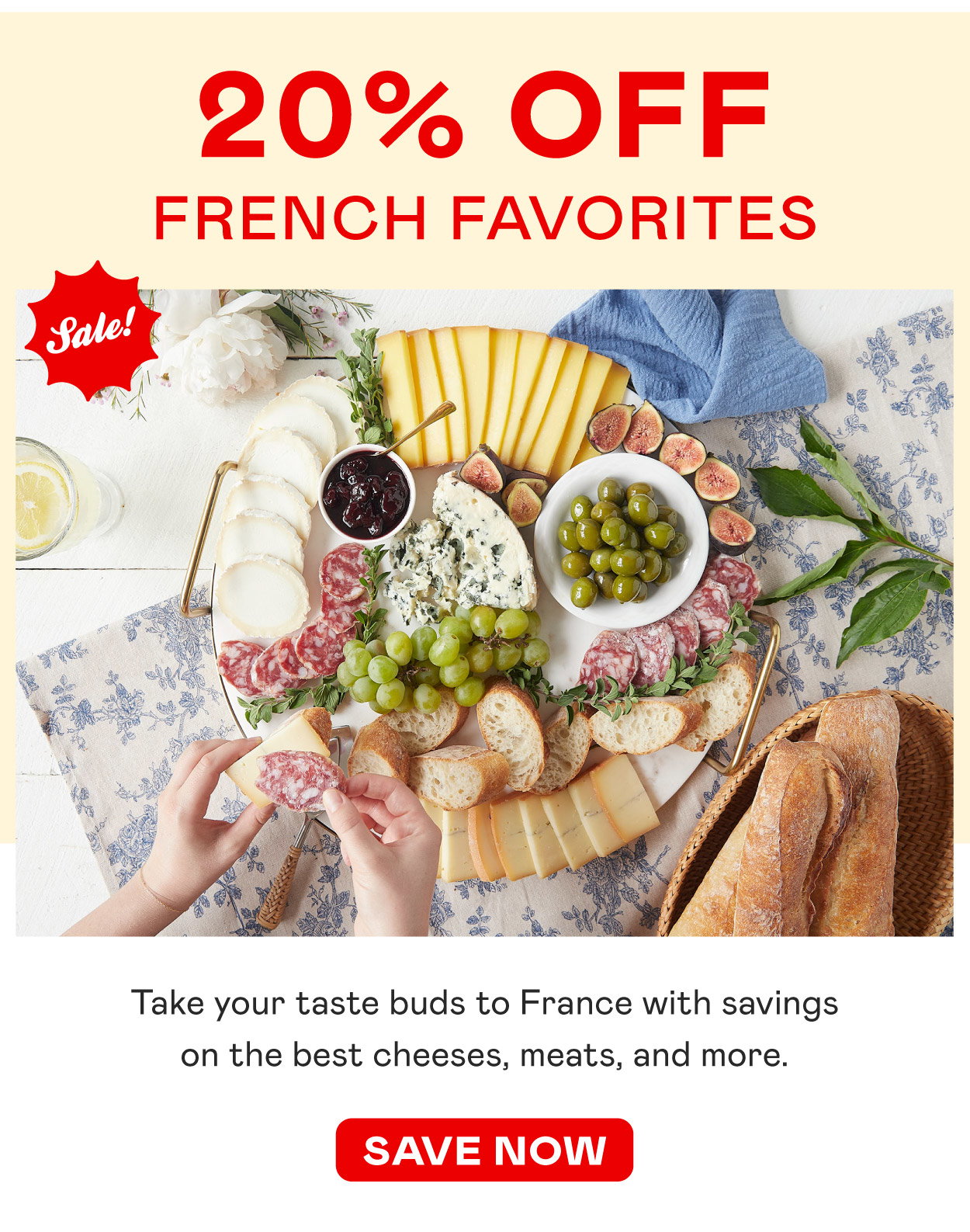 20% Off French Favorites​