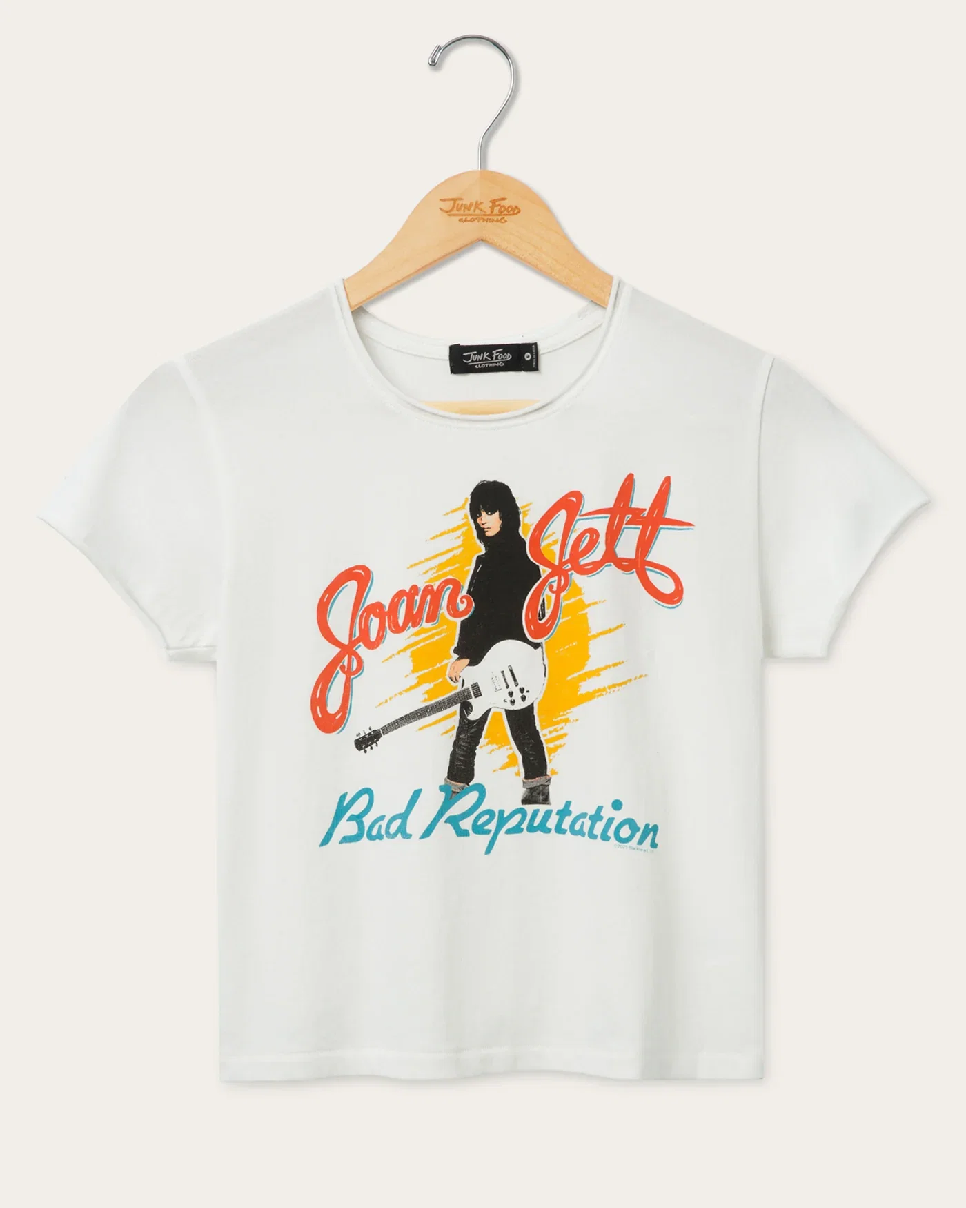 Image of Women's Joan Jett Bad Reputation Vintage Baby Tee