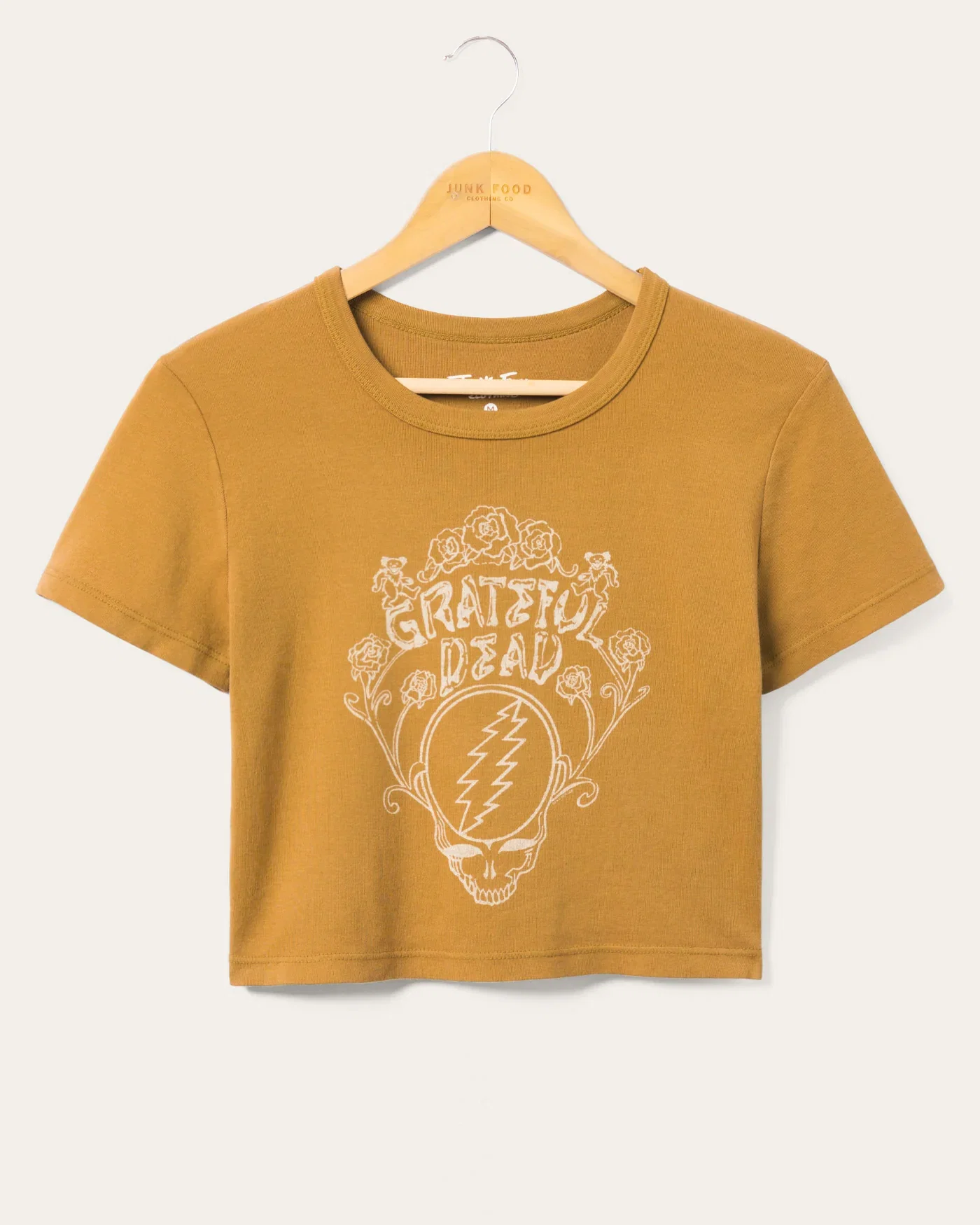 Image of Women's Grateful Dead Skull Baby Tee