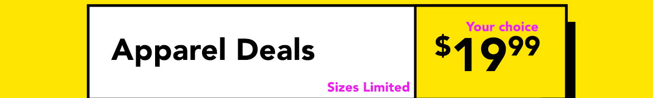 $19.99 Apparel Deals