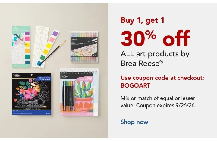 b1g1 30% off brea reese products